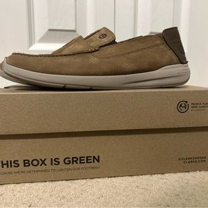 ❌Sold❌.  Men’s Clark Gorwin Step Nubuck Leather Loafers